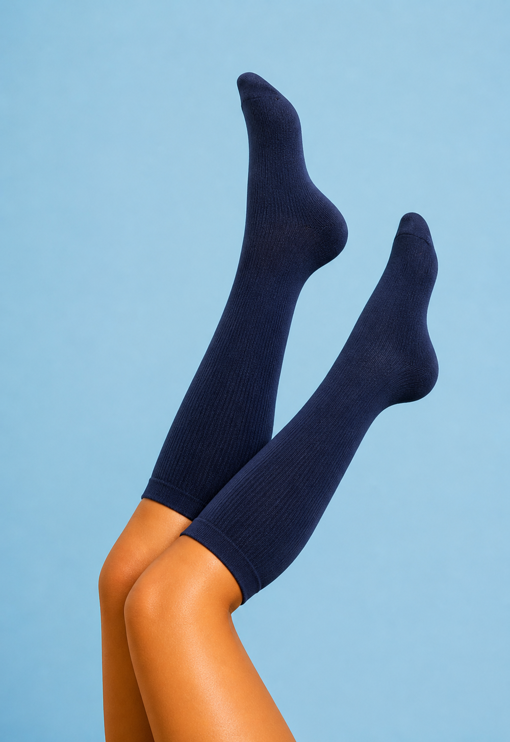 Deep Blue – Chaussettes de compression