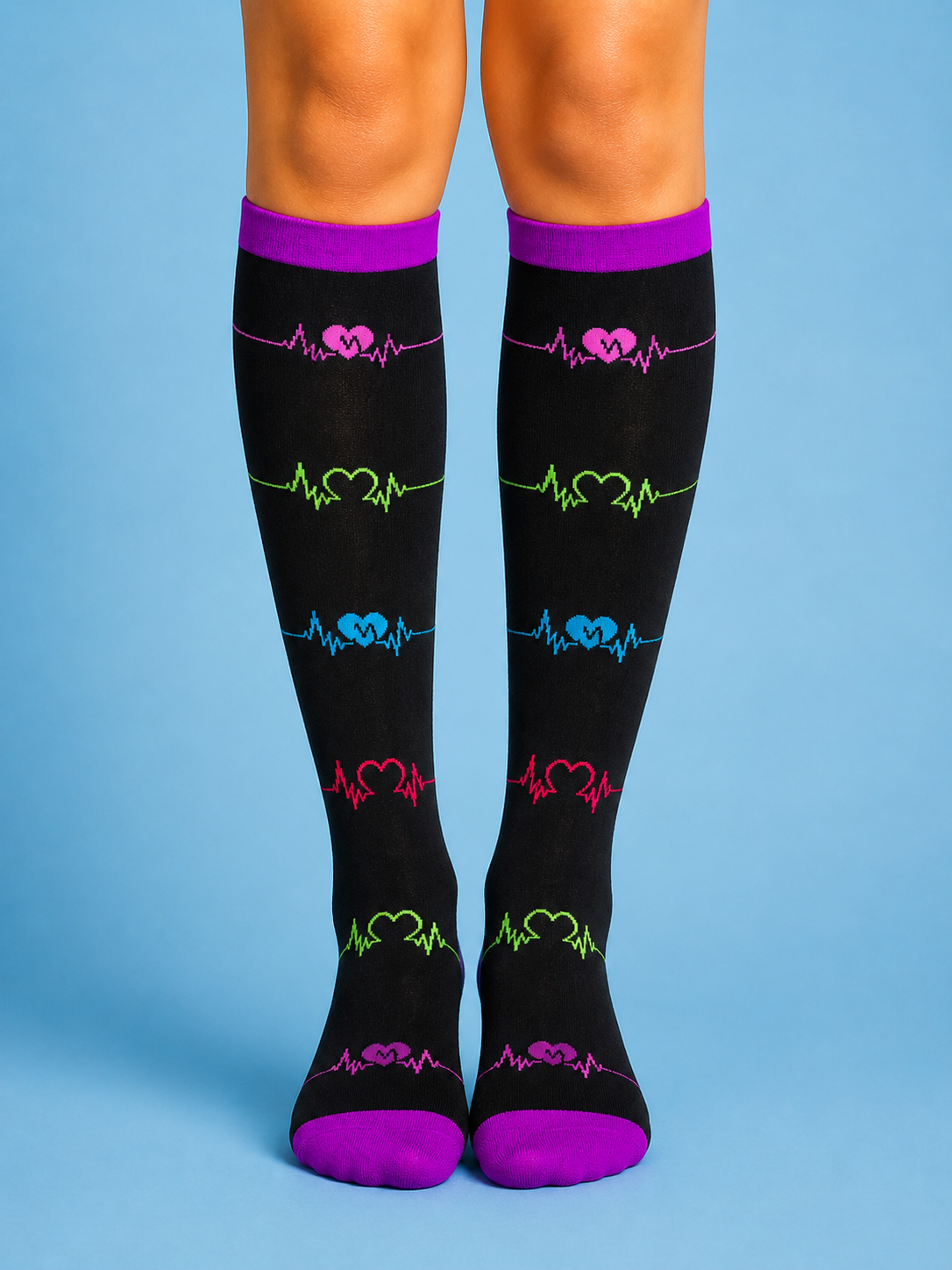 Neon Vibes – Chaussettes de compression