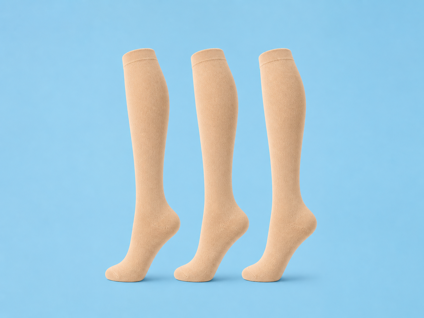 Pack Natural Touch x3 – Chaussettes de compression