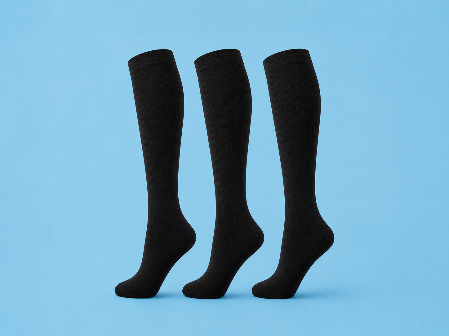 Pack Power Black x3 – Chaussettes de compression